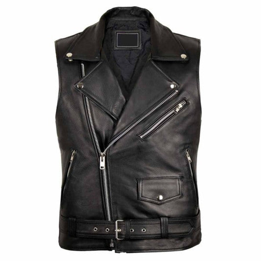 ROCKERBILLY LEATHER VEST ROCKER VEST