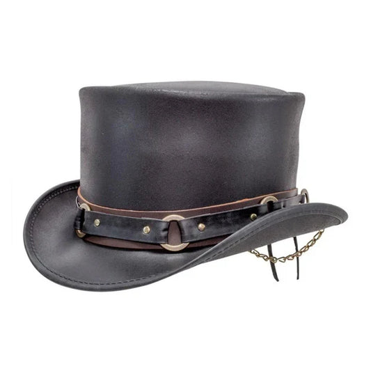 Steampunk Deadman Top Hat with SR2 Hat Band