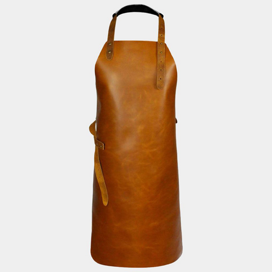 Classic BBQ Brown Leather Apron