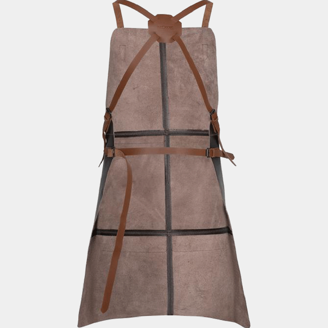 Chef Comfortable Crossback Leather Apron