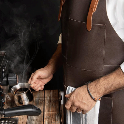Chef Comfortable Crossback Leather Apron