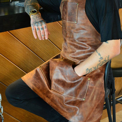 Chef Customised Leather Apron for Men