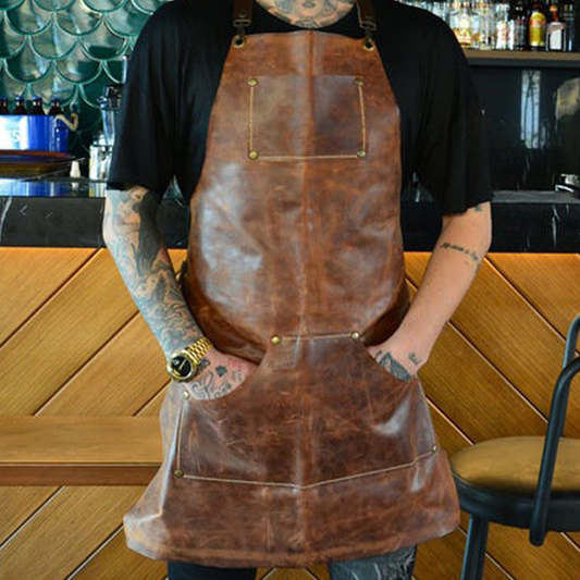 Chef Customised Leather Apron for Men