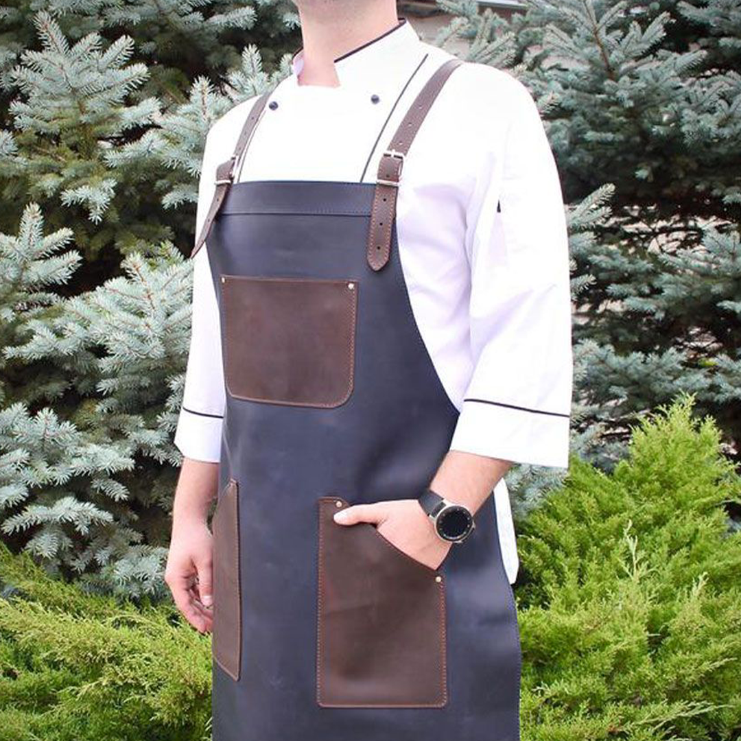 Genuine Leather Kitchen Apron
