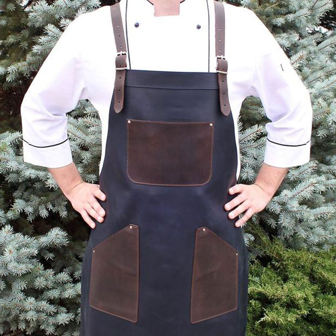Genuine Leather Kitchen Apron