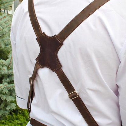 Genuine Leather Kitchen Apron