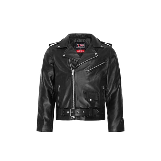 Men's Black 100% Genuine Brando Leather Jacket With Dual Zipper, Handmade Black Fashion Motorcycle Leather Jacket,Genuine Leather Jacket.