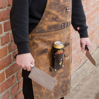 Personalized Full Grain chef Leather Apron