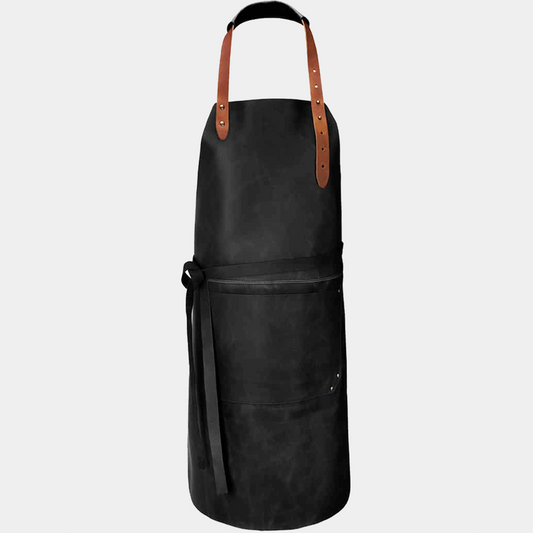 Front Pocket Classic Leather Apron