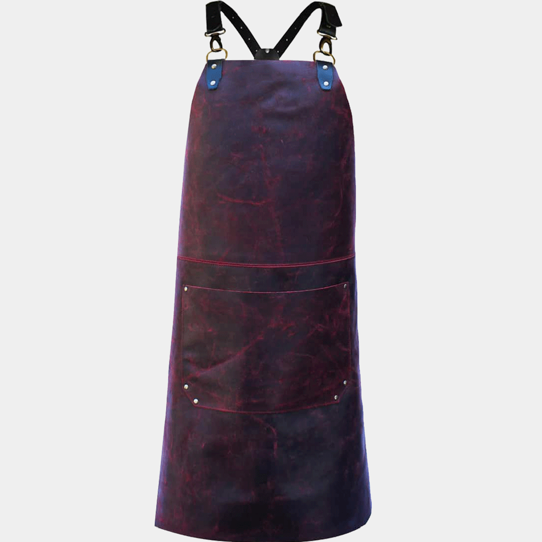 Cooking Strap Cross Leather Apron
